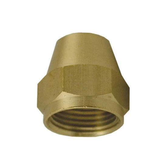 Nuts With Classic Build-Auveco # 221 Brass SAE 45 Degree Flare Nut Short 1/4" Tube Size. Qty 5.