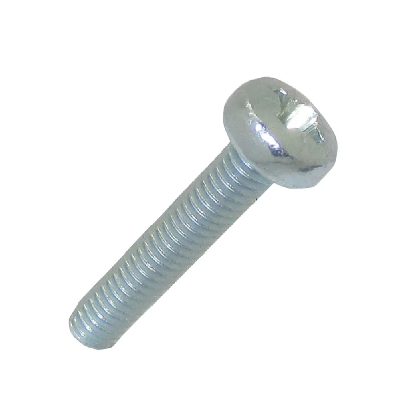 Bolts With Pre-Threaded Design-Easyfix Bright Zinc-Plated Pan Machine Screws M4 x 20mm 25 Pack