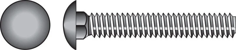 Bolts With Corrosion Protection-HILLMAN 1/2 in. X 2-1/2 in. L Hot Dipped Galvanized Steel Carriage Bolt 50 pk