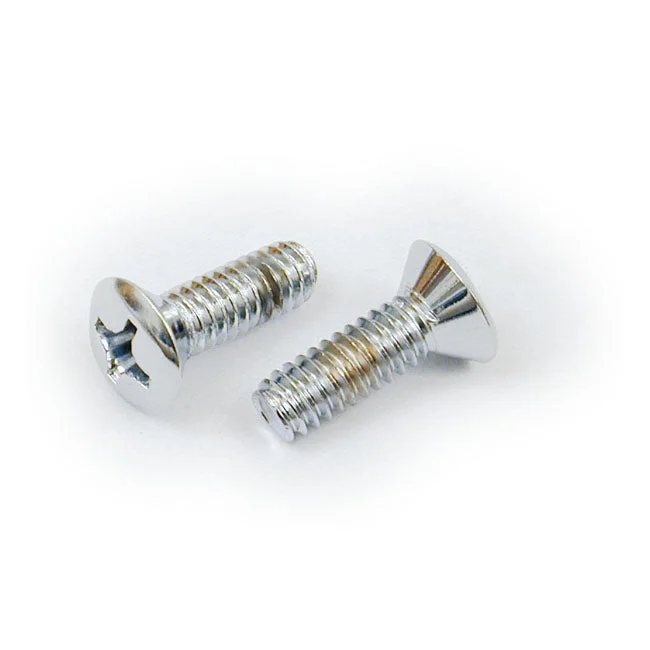 Screws For Precision Work-GW, inspection cover mount screws. Chrome - 70-98 B.T. (NU)