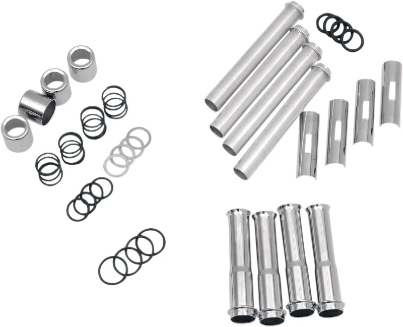 Washers For Weekend Fixes-PUSHROD TUBE KIT CHROME