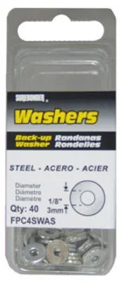 Washers For Heavy Duty Bolts-Steel Washers, 1/8-In. Dia., 40-Pk. (Pack of 5)