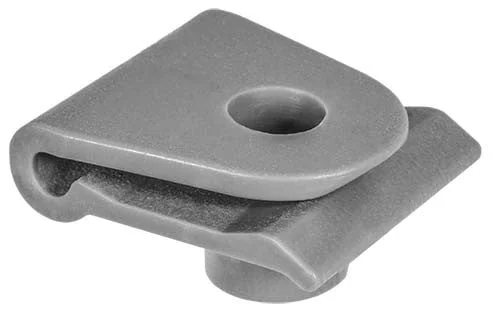 Nuts For Senior Use-Auveco # 21862 Mazda U-Nut, Gray Nylon, M4.8, Center To Edge 11mm, Up To 1mm Panel Range. Qty 25.