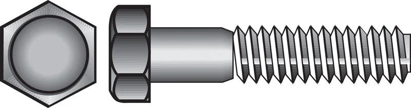 Bolts For Small Assemblies-HILLMAN 5/8 in. D X 1-1/2 in. L Zinc Plated Steel Hex Bolt 25 pk