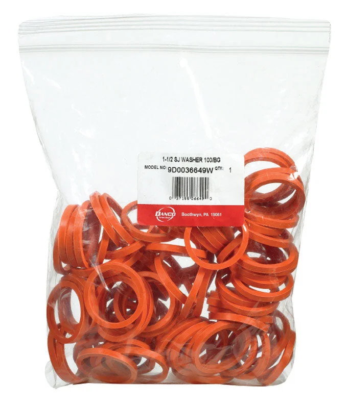 Washers With Retro Design-Danco  1-5/8 in. Dia. Rubber  Washer  100 pk