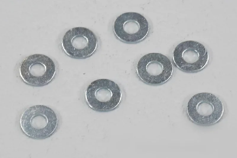 Washers With Bulk Packs-Du-Bro 2.5mm (0.10") Flat Washers (8 Pack)