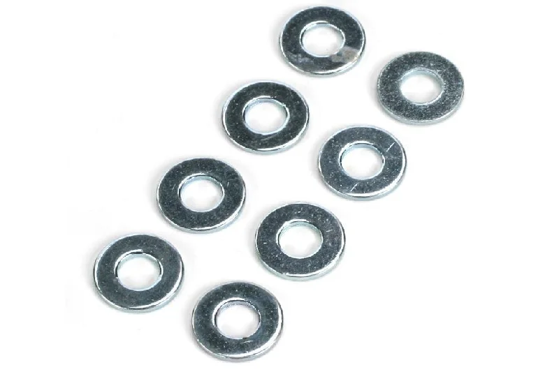 Washers For Roadside Fixes-Du-Bro #8 Flat Washers (8 Pack)