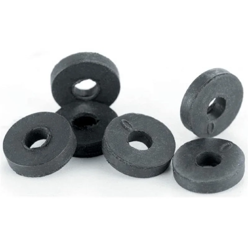 Washers For Weekend Fixes-PlumbCraft .6 in. D Rubber Faucet Washer Flat 6 pk