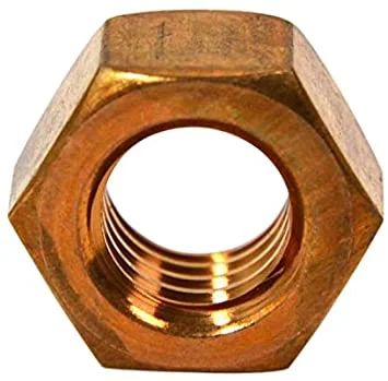 Nuts With Professional Grade-Silicon Bronze Hex Finish Nuts