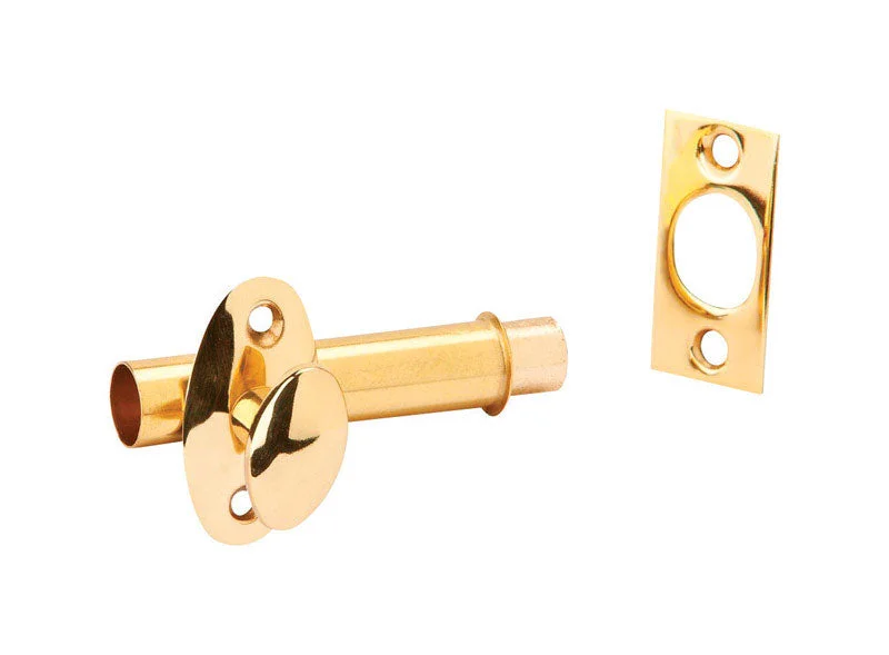 Bolts For Patio Builds-Ives by Schlage Polished Brass Mortise Bolt