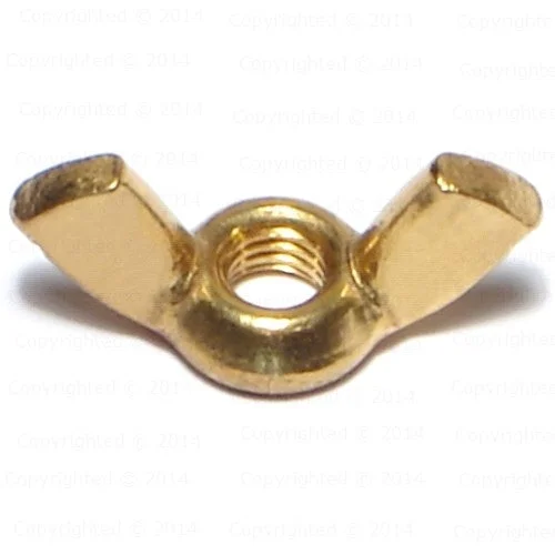 Nuts For Wet Conditions-Brass Wing Nuts