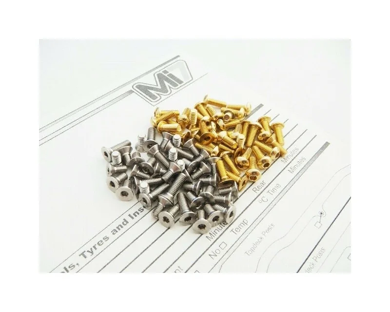 Screws With Easy Drive-Hiro Seiko Mi7 Low Center of Gold Gravity Screw Set HS-48584