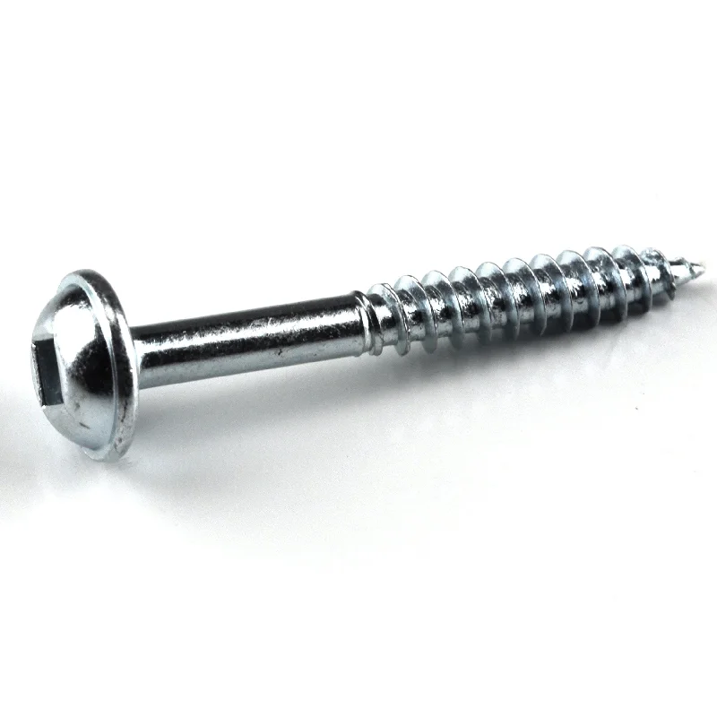 Screws For Casual Fixes-Pocket Hole Screw - #7 Fine - Square Drive - Washer Head - Zinc